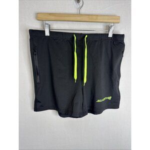 Jed North‎ Shorts Mens M Black Drawstring Running Drawstring Casual 4”